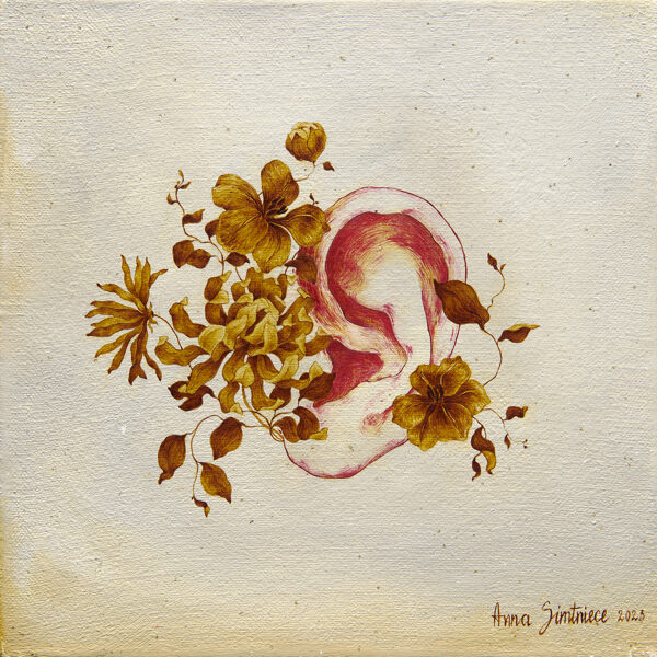 HEARD  20 cm × 20 cm oil / canvas 2023 Available