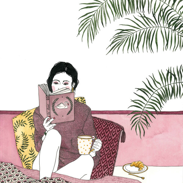 SVĒTDIENAS NOSKAŅA  22 cm x 29 cm akvarelis, rapidogrāfs / papīrs 2017 Pieejams