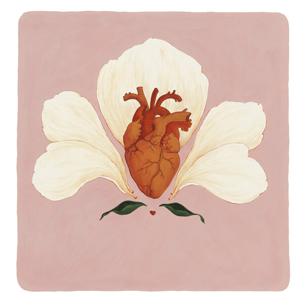 BLOSSOM  35 cm x 36 cm (framed) oil / paper 2020 Available