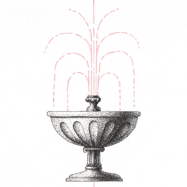 NO DZIĻUMA 10 cm x 15 cm rapidogrāfs, akrils, zīmulis / papīrs 2025 Pieejams