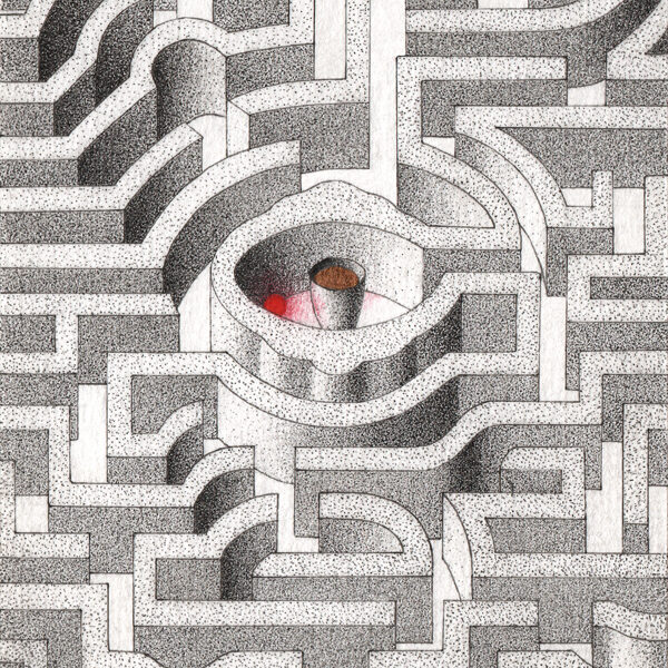 DEFENSE WALL 10 cm x 15 cm Rapidograph, acrylic, pencil / paper 2025 Available